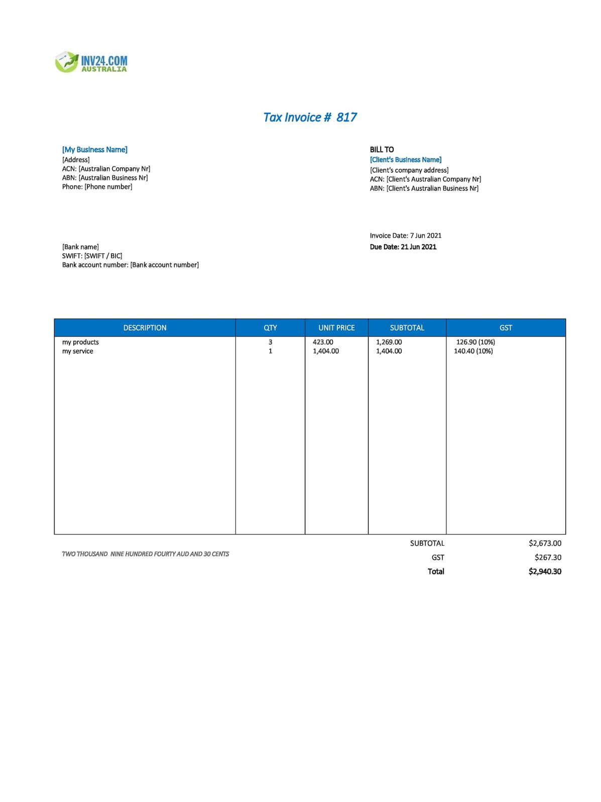 Invoice with Bank Details in Australia: Pros & Cons