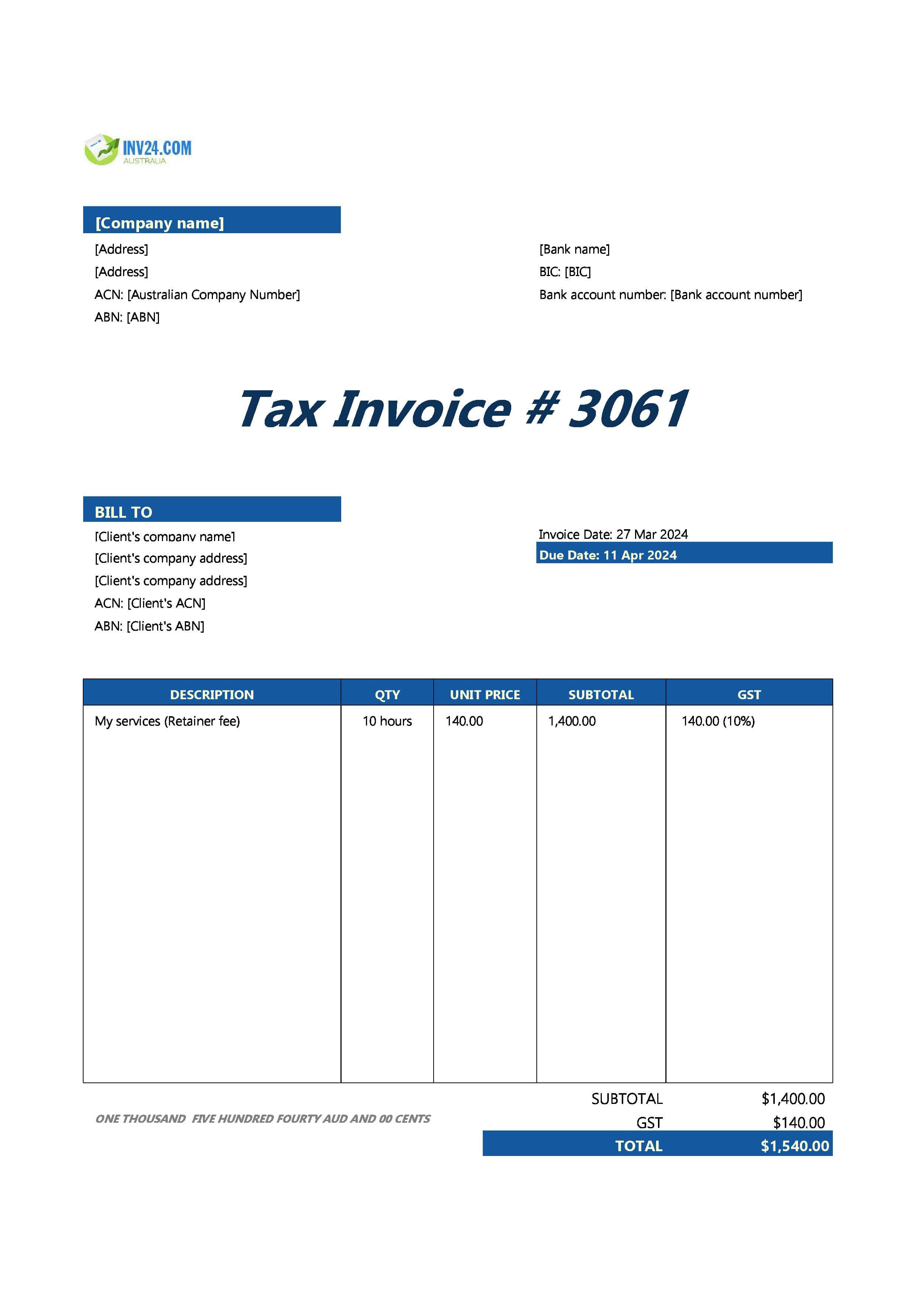 Retainer Invoice in Australia: Meaning, Example, Pros & Cons