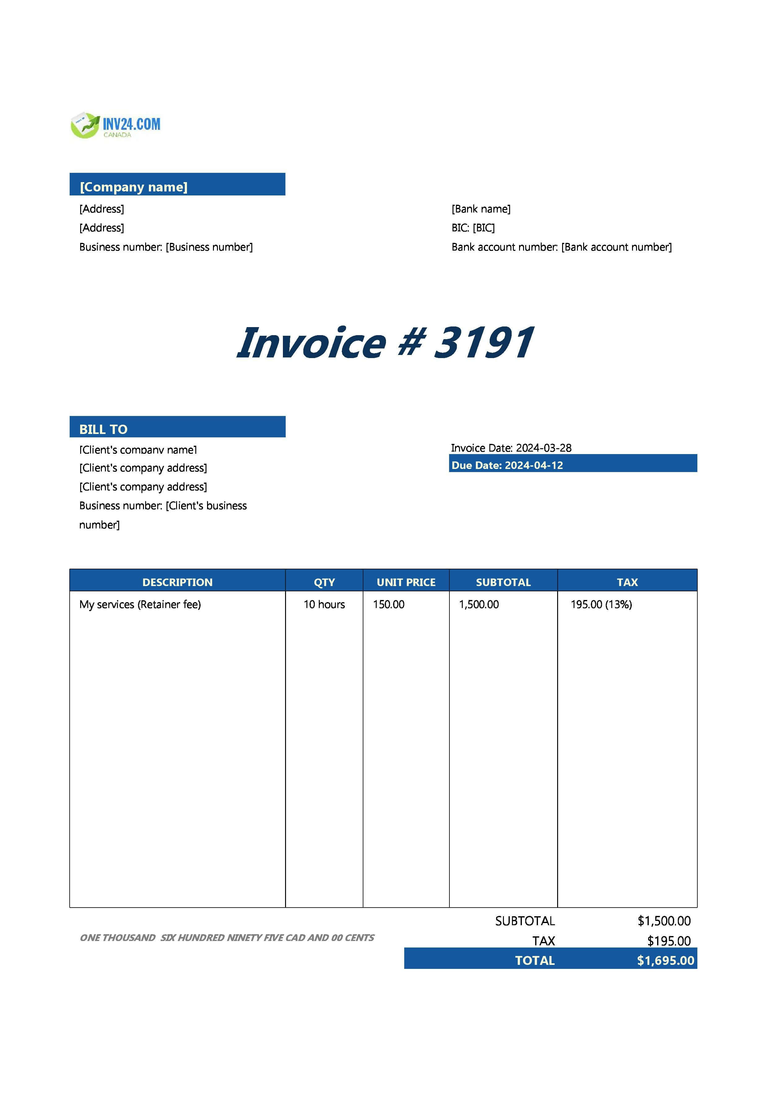 Retainer Invoice in Canada: Meaning, Example, Pros & Cons