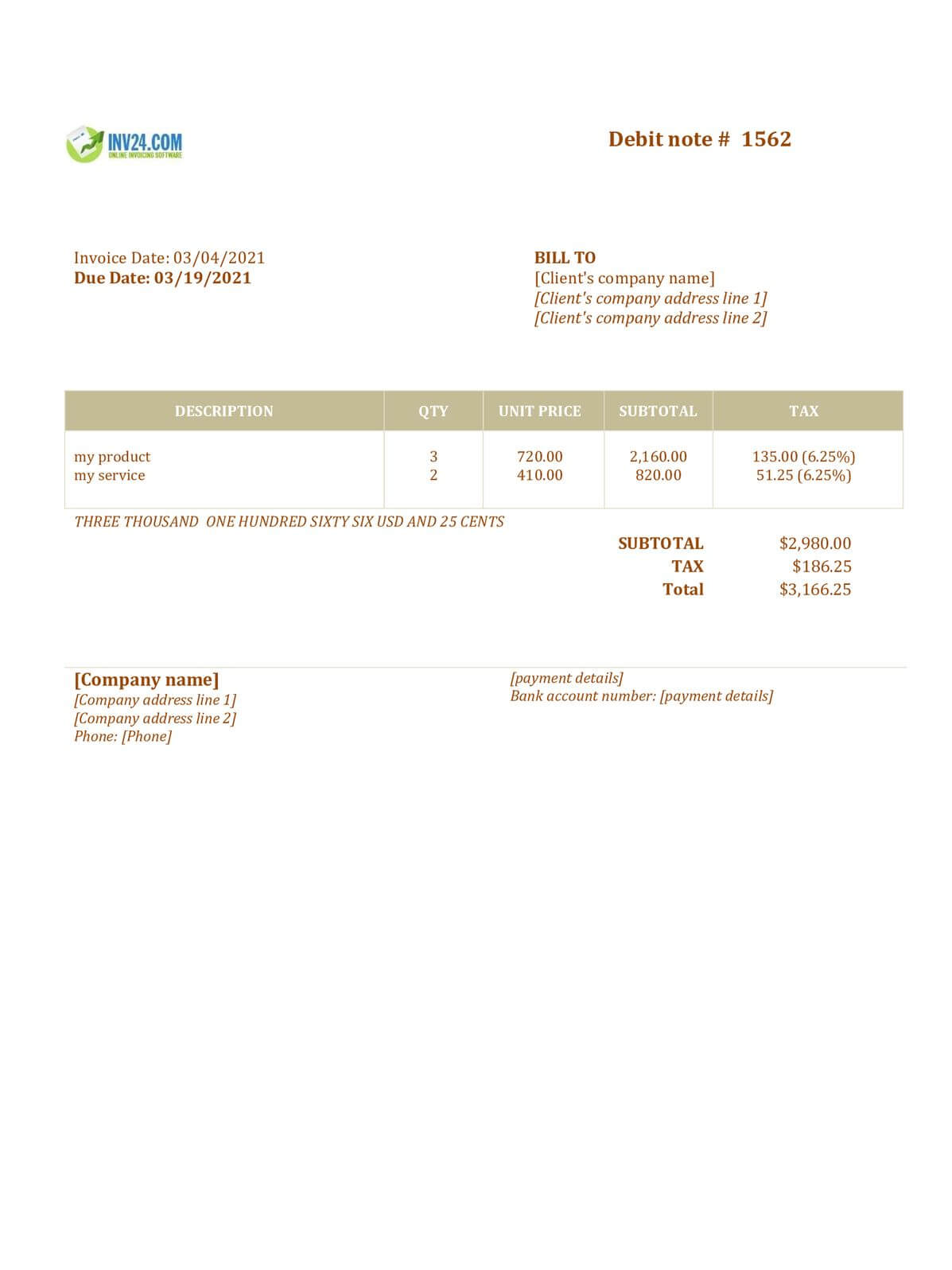 Debit Note - Definition, Sample and Creation