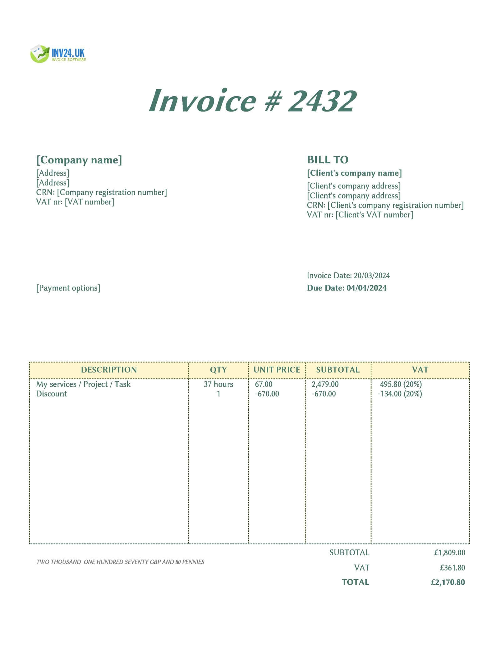 Timesheet Invoice in UK: Meaning, Purposes & Example