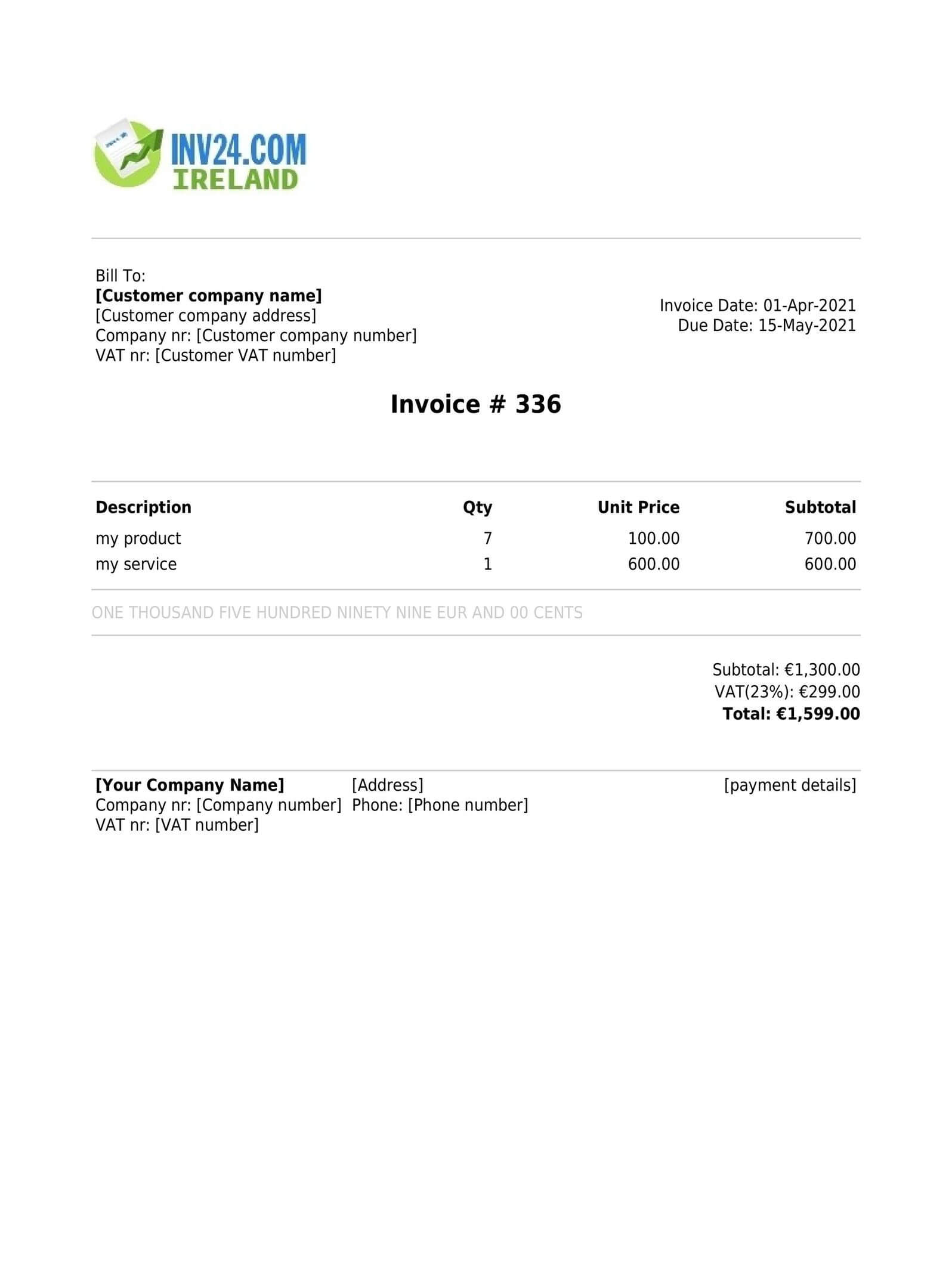 free-invoice-maker-for-ireland-pdf