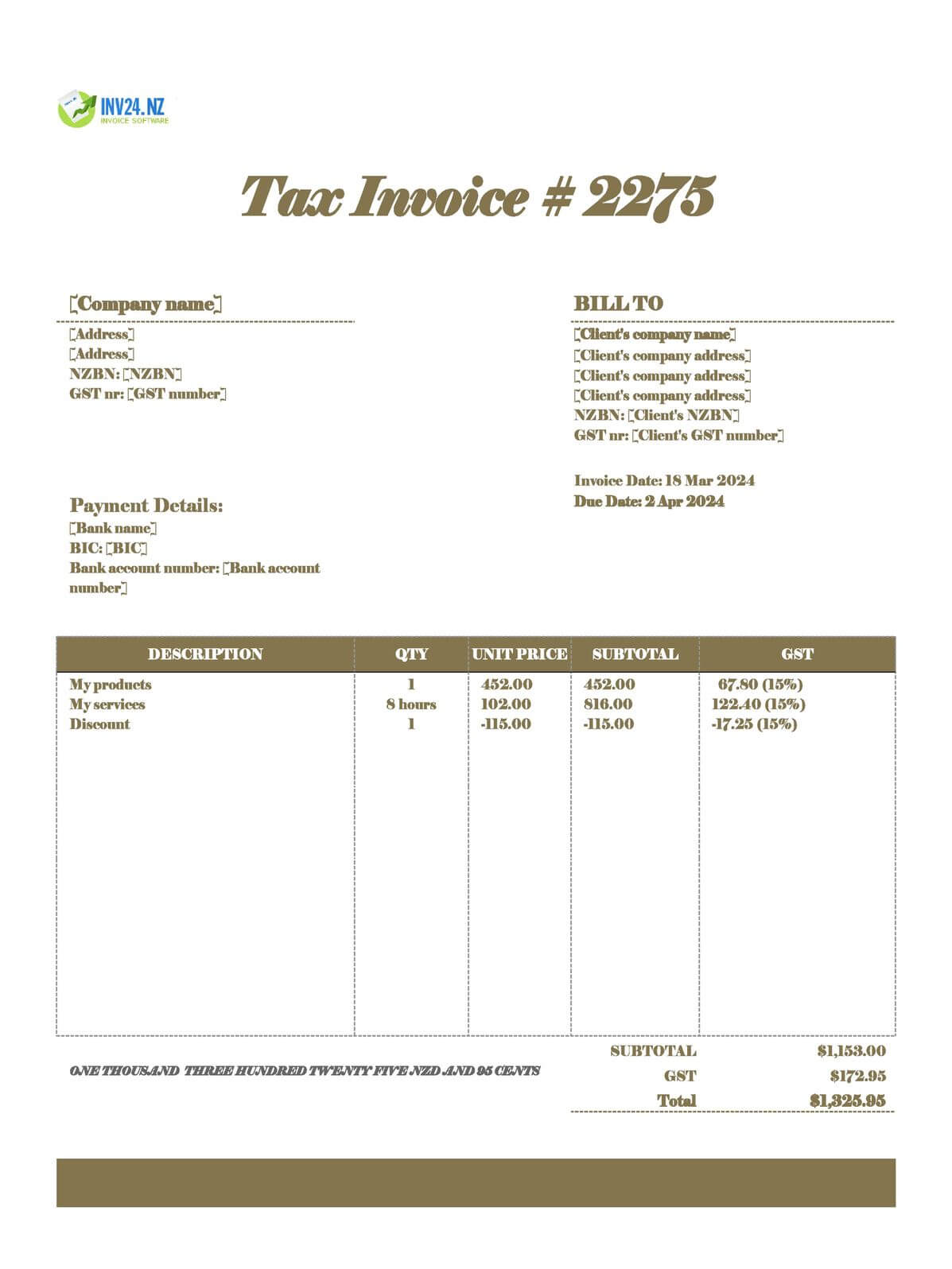 Invoice with Bank Details in New Zealand: Pros & Cons