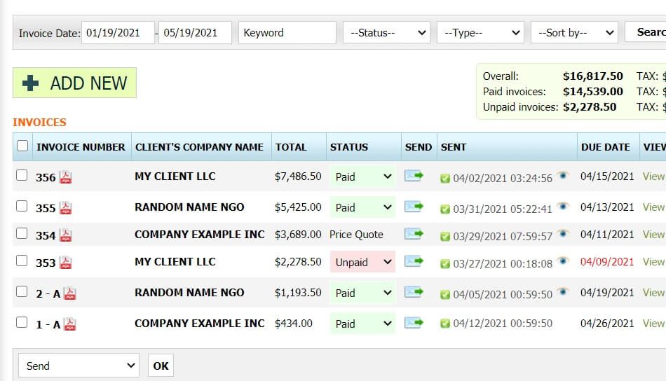 best free invoicing software 2016